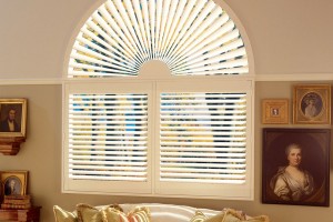 Sun-burst Arched shutters